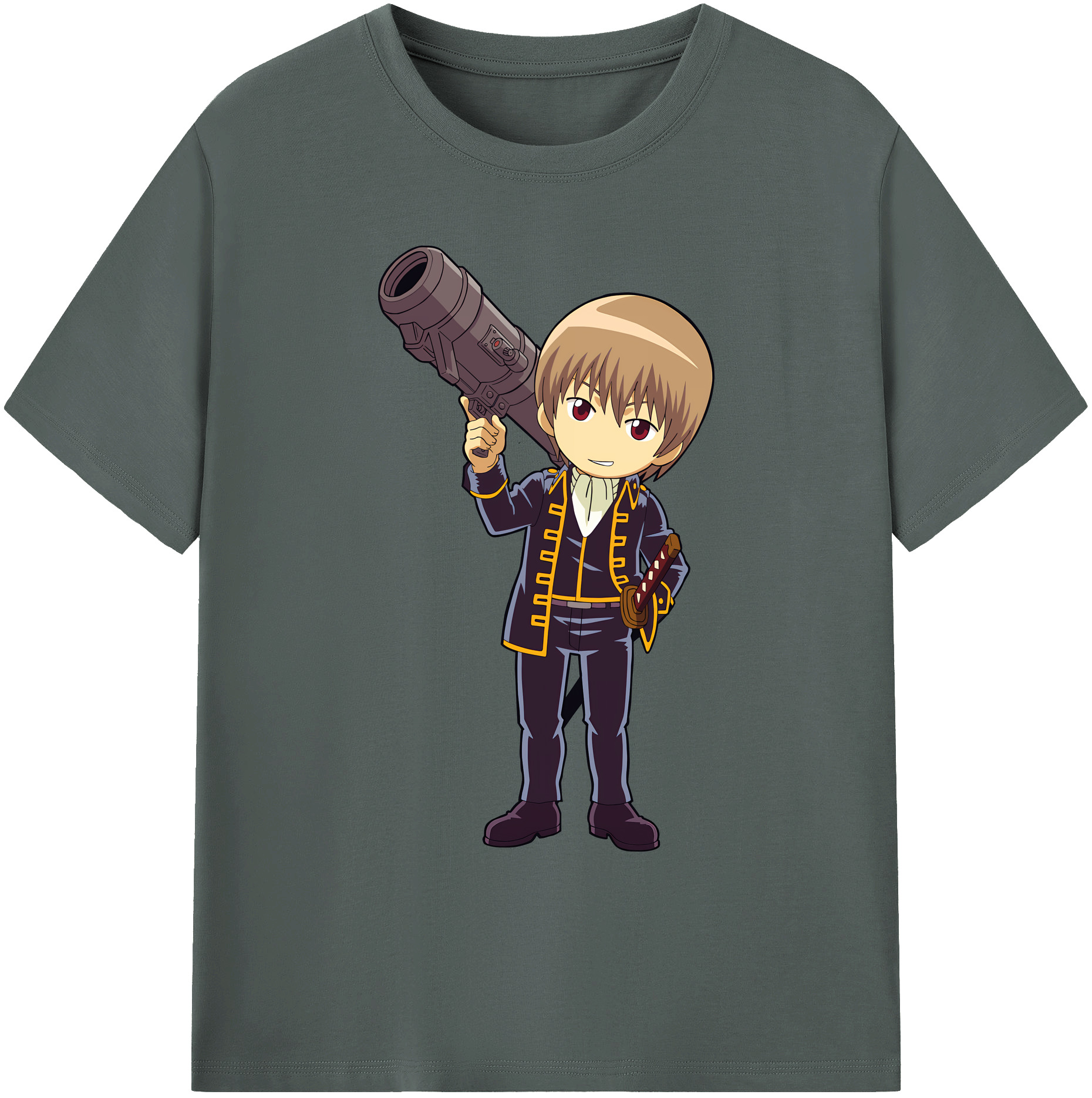 （画像用） ぎんたま 坂田銀時（さかたぎんとき） 神楽 志村新八（しむら しんぱち） GINTAMA Sakata Gintoki Kagura Shimura Shinpachi 綿100％ メンズ半袖Tシャツ｜肌触りやわらか＆通気性